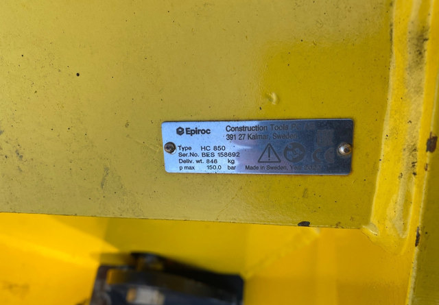 Atlas Copco HC 850 - Vibrobliete, Papildaprīkojums: foto 4 Atlas Copco HC 850 - Vibrobliete, Papildaprīkojums: foto 4