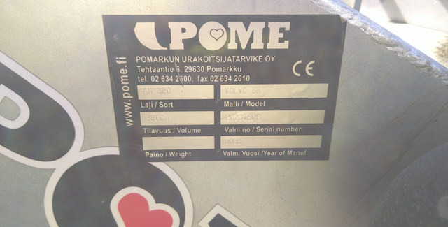 Pome AH320 - Birste - Komunālā/ Specializētā tehnika: foto 5 Pome AH320 - Birste - Komunālā/ Specializētā tehnika: foto 5