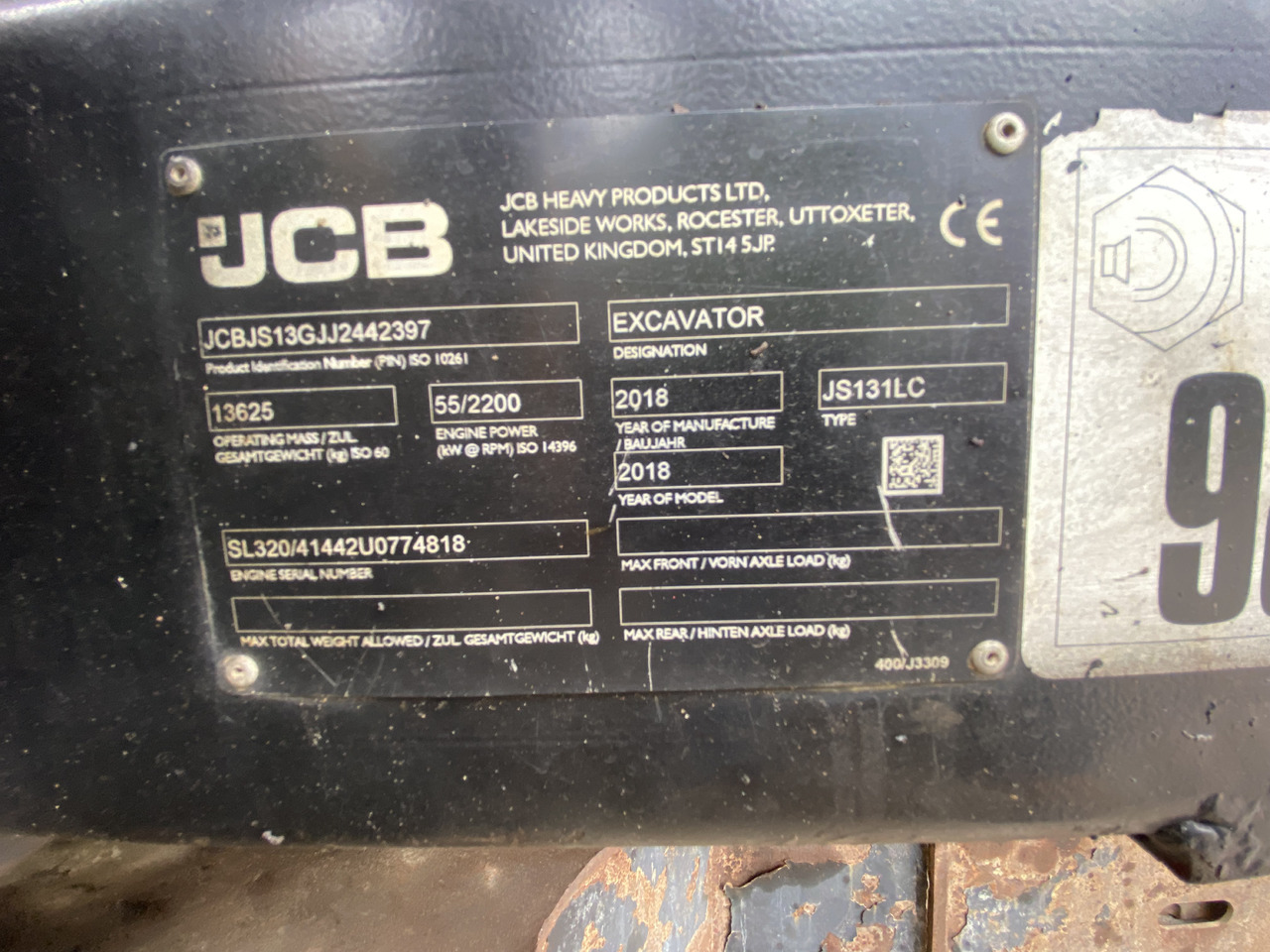 JCB JS131 - Kāpurķēžu ekskavators: foto 2 JCB JS131 - Kāpurķēžu ekskavators: foto 2