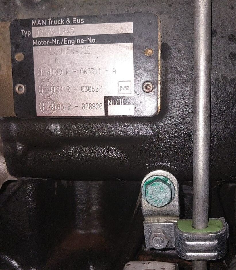 MAN D2676 LF45 MAN TGA, TGS, TGX - Dzinējs - Kravas automašīna: foto 2 MAN D2676 LF45 MAN TGA, TGS, TGX - Dzinējs - Kravas automašīna: foto 2