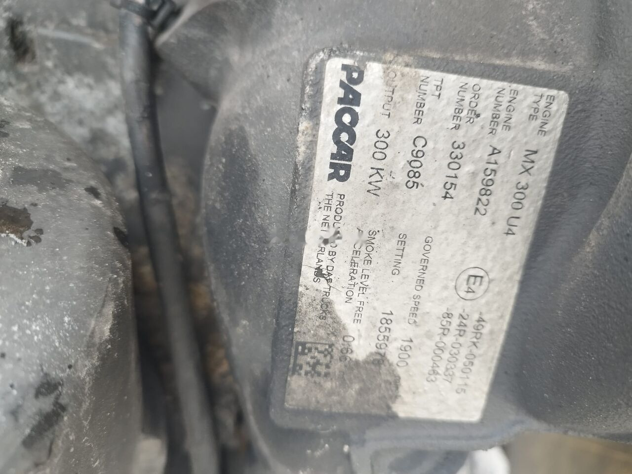 DAF MX 300 U4 DAF XF, CF - Dzinējs - Kravas automašīna: foto 4 DAF MX 300 U4 DAF XF, CF - Dzinējs - Kravas automašīna: foto 4