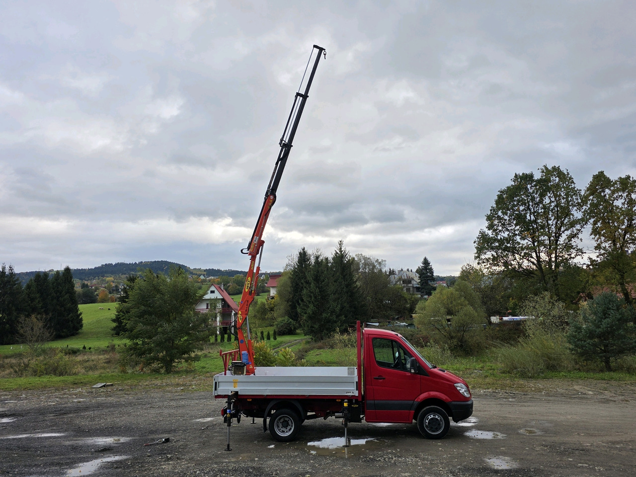 Mercedes-Benz Sprinter 418 CDI Skrzynia +HDS 10.5 M +Pilot ! 87000km ! - Automašīna ar kravas platformu: foto 5 Mercedes-Benz Sprinter 418 CDI Skrzynia +HDS 10.5 M +Pilot ! 87000km ! - Automašīna ar kravas platformu: foto 5