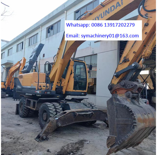 Riteņu ekskavators Hyundai R210W: foto 7