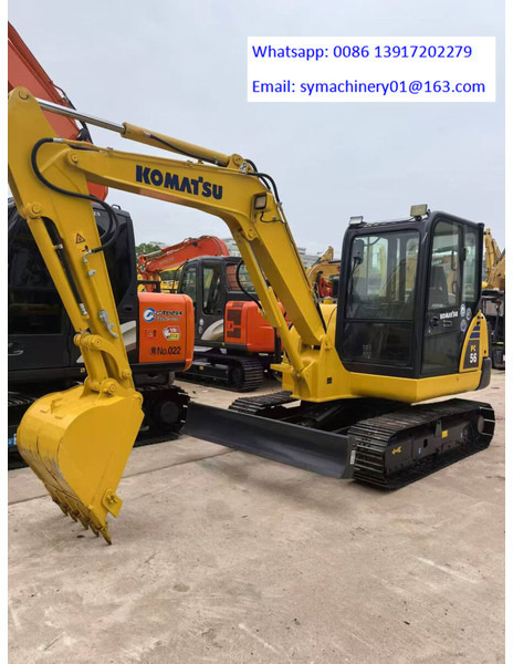Komatsu PC56 - Mini-ekskavators: foto 5 Komatsu PC56 - Mini-ekskavators: foto 5