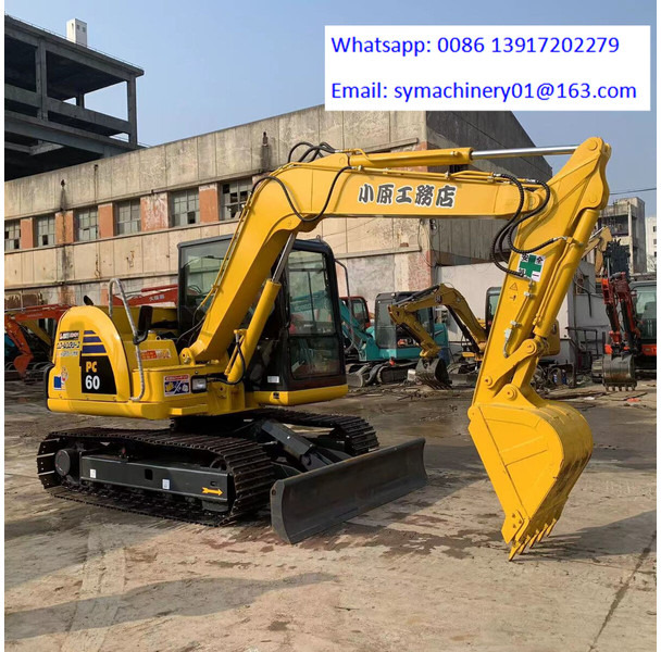 Komatsu PC60-8 - Mini-ekskavators: foto 1 Komatsu PC60-8 - Mini-ekskavators: foto 1