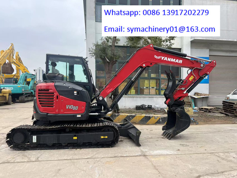 Yanmar Vio 80 - Kāpurķēžu ekskavators: foto 2 Yanmar Vio 80 - Kāpurķēžu ekskavators: foto 2