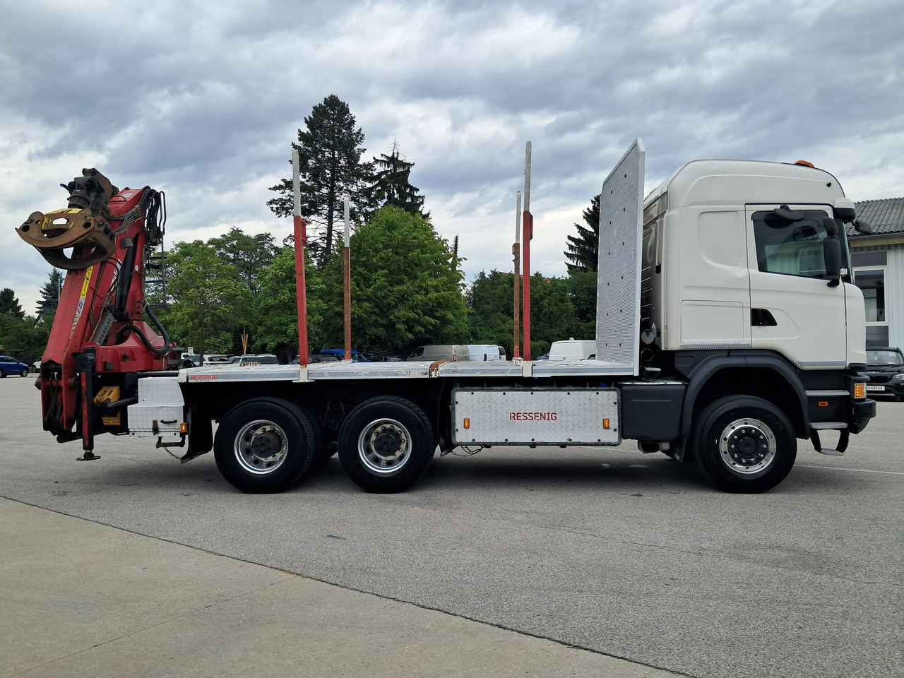 SCANIA G 490 6x6 Blatt-Blatt | Klima | Schaltgetriebe | Euro 6 | Penz-Kran 12Z | - Kokvedējs, Kravas auto ar manipulatoru: foto 3 SCANIA G 490 6x6 Blatt-Blatt | Klima | Schaltgetriebe | Euro 6 | Penz-Kran 12Z | - Kokvedējs, Kravas auto ar manipulatoru: foto 3