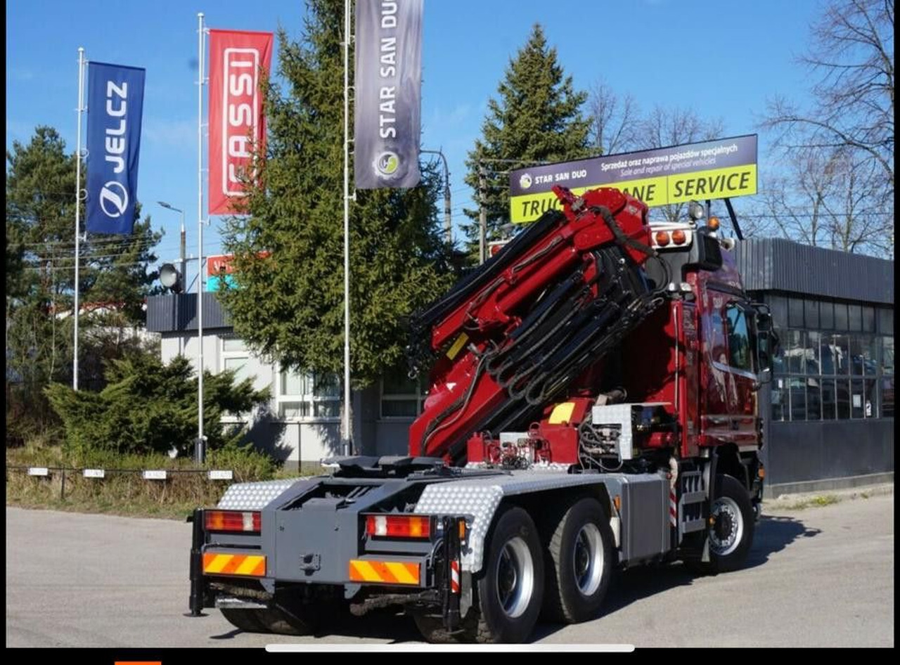 Mercedes-Benz ACTROS 3348 Kran HMF3720K4 Fly-Jip Fun k Klima - Kravas auto ar manipulatoru: foto 4 Mercedes-Benz ACTROS 3348 Kran HMF3720K4 Fly-Jip Fun k Klima - Kravas auto ar manipulatoru: foto 4