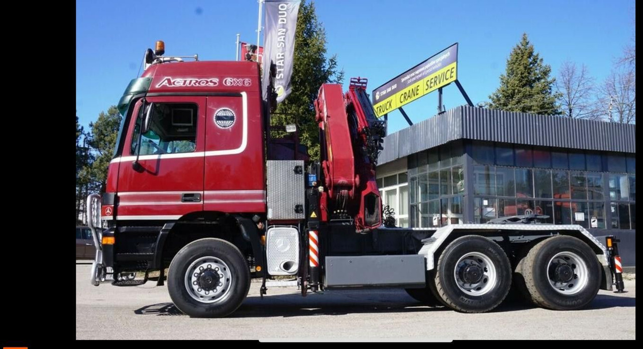 Mercedes-Benz ACTROS 3348 Kran HMF3720K4 Fly-Jip Fun k Klima - Kravas auto ar manipulatoru: foto 3 Mercedes-Benz ACTROS 3348 Kran HMF3720K4 Fly-Jip Fun k Klima - Kravas auto ar manipulatoru: foto 3
