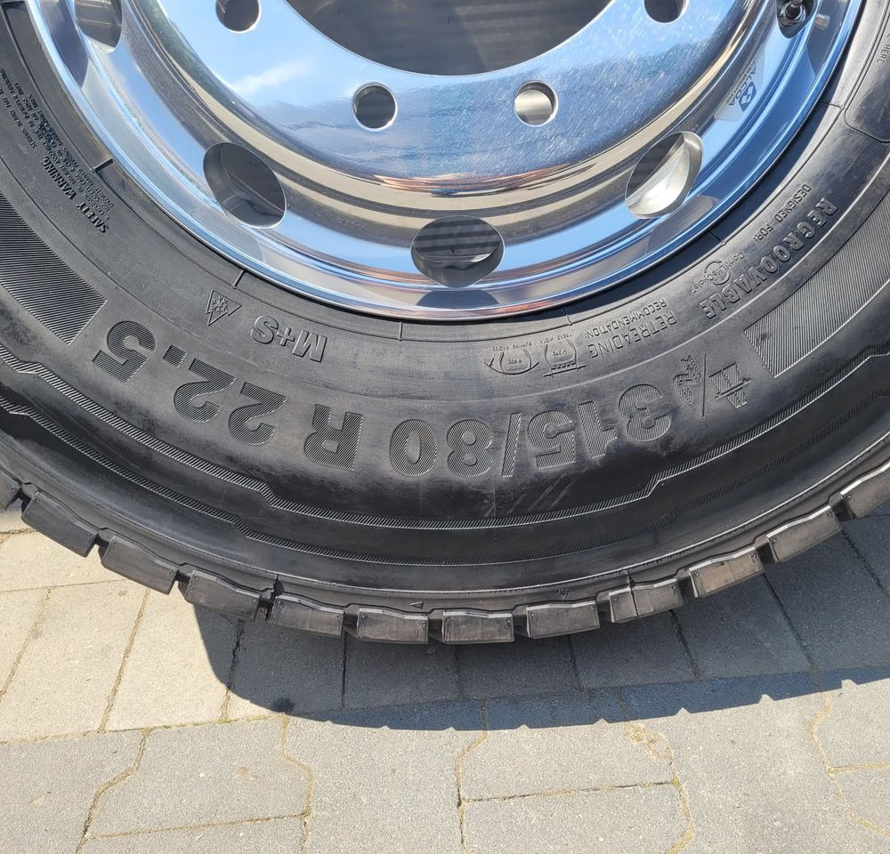 KOŁO CONTINENTAL 315/80R22.5 HYBRID HB3 ALUS ALCOA 9.00 NOWA Chwalim116 - Riepas un diski - Kravas automašīna: foto 3 KOŁO CONTINENTAL 315/80R22.5 HYBRID HB3 ALUS ALCOA 9.00 NOWA Chwalim116 - Riepas un diski - Kravas automašīna: foto 3
