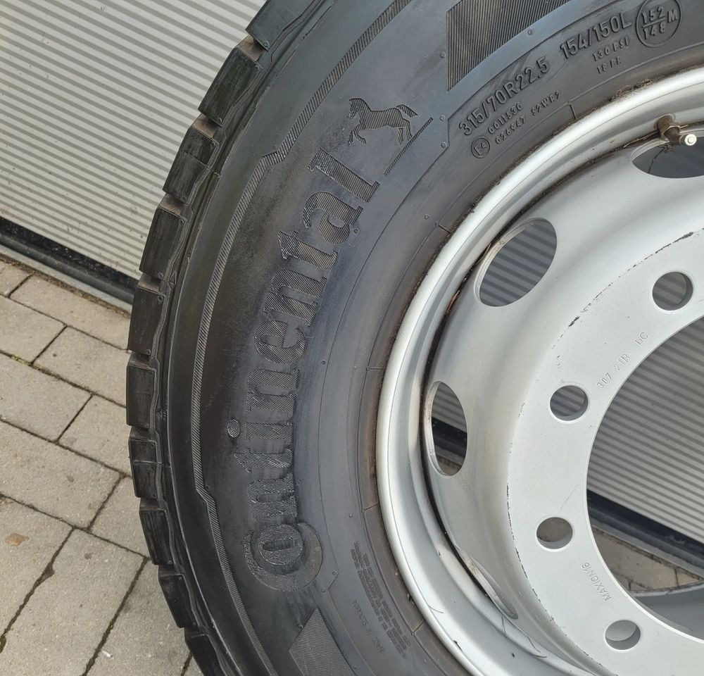 KOŁO CONTINENTAL CONTI HYBRID HD3 315/70R22.5 FELGA 9.00 - Riepas un diski - Kravas automašīna: foto 5 KOŁO CONTINENTAL CONTI HYBRID HD3 315/70R22.5 FELGA 9.00 - Riepas un diski - Kravas automašīna: foto 5