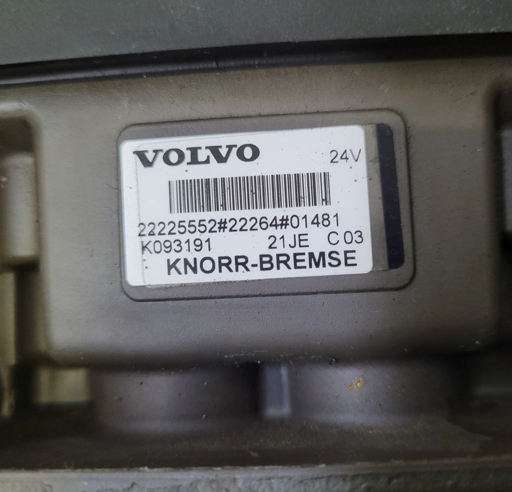MODULATOR VOLVO KNORR K093191 22225552 CHWALIM116 - Bremžu daļas - Kravas automašīna: foto 3 MODULATOR VOLVO KNORR K093191 22225552 CHWALIM116 - Bremžu daļas - Kravas automašīna: foto 3