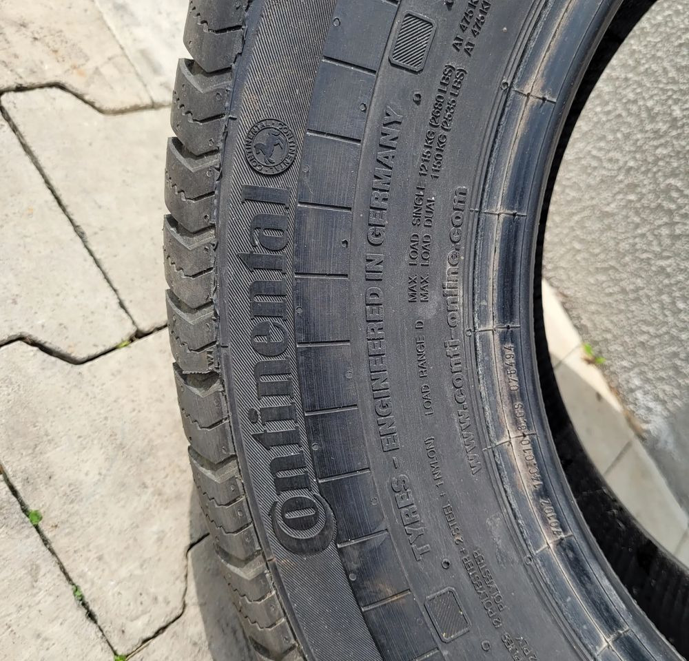 OPONA 235/65R16C CONTINENTAL SPRINTER CRAFTER - Riepas un diski - Kravas automašīna: foto 2 OPONA 235/65R16C CONTINENTAL SPRINTER CRAFTER - Riepas un diski - Kravas automašīna: foto 2