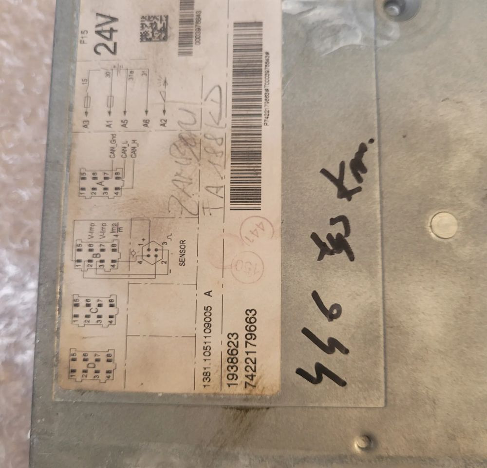 TACHGRAF DAF 1938623 R 2.1 CHWALIM116 - Tahogrāfs - Kravas automašīna: foto 2 TACHGRAF DAF 1938623 R 2.1 CHWALIM116 - Tahogrāfs - Kravas automašīna: foto 2