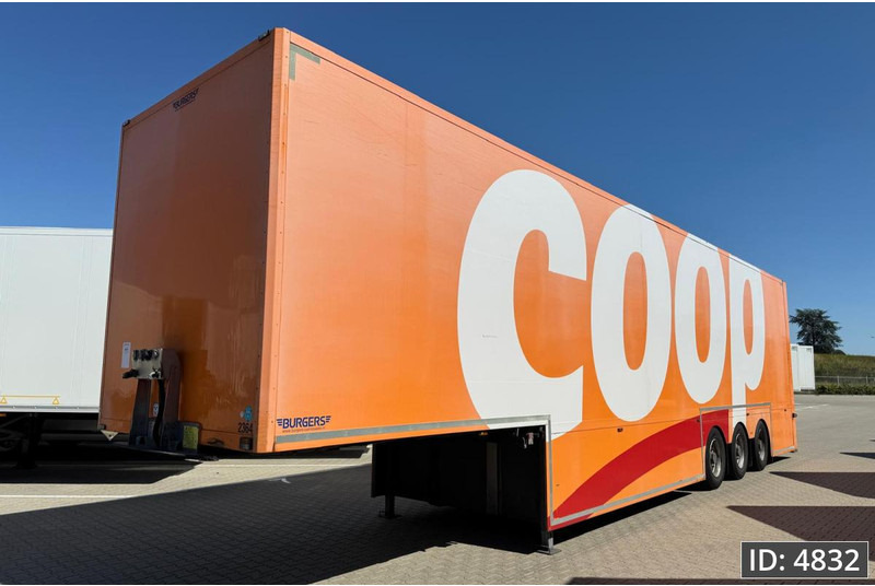 BURGERS Double-Deck / Steering axle / Tail lift - Puspiekabe slēgtā virsbūve: foto 1 BURGERS Double-Deck / Steering axle / Tail lift - Puspiekabe slēgtā virsbūve: foto 1