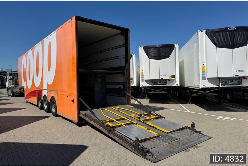 BURGERS Double-Deck / Steering axle / Tail lift - Puspiekabe slēgtā virsbūve: foto 2 BURGERS Double-Deck / Steering axle / Tail lift - Puspiekabe slēgtā virsbūve: foto 2