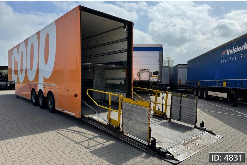 BURGERS Double-Deck / Steering axle / Tail lift / Racing / 5 pieces - Puspiekabe slēgtā virsbūve: foto 3 BURGERS Double-Deck / Steering axle / Tail lift / Racing / 5 pieces - Puspiekabe slēgtā virsbūve: foto 3