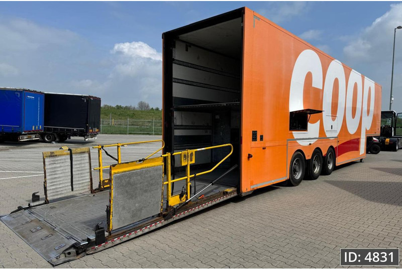 BURGERS Double-Deck / Steering axle / Tail lift / Racing / 5 pieces - Puspiekabe slēgtā virsbūve: foto 4 BURGERS Double-Deck / Steering axle / Tail lift / Racing / 5 pieces - Puspiekabe slēgtā virsbūve: foto 4