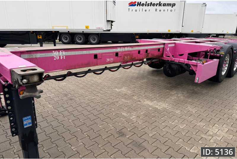 Broshuis 3UCC-39/45 Multi / 2x Extandable / 2x Lift Axle - Puspiekabe noņemamā virsbūve/ Konteineru vedējs: foto 2 Broshuis 3UCC-39/45 Multi / 2x Extandable / 2x Lift Axle - Puspiekabe noņemamā virsbūve/ Konteineru vedējs: foto 2
