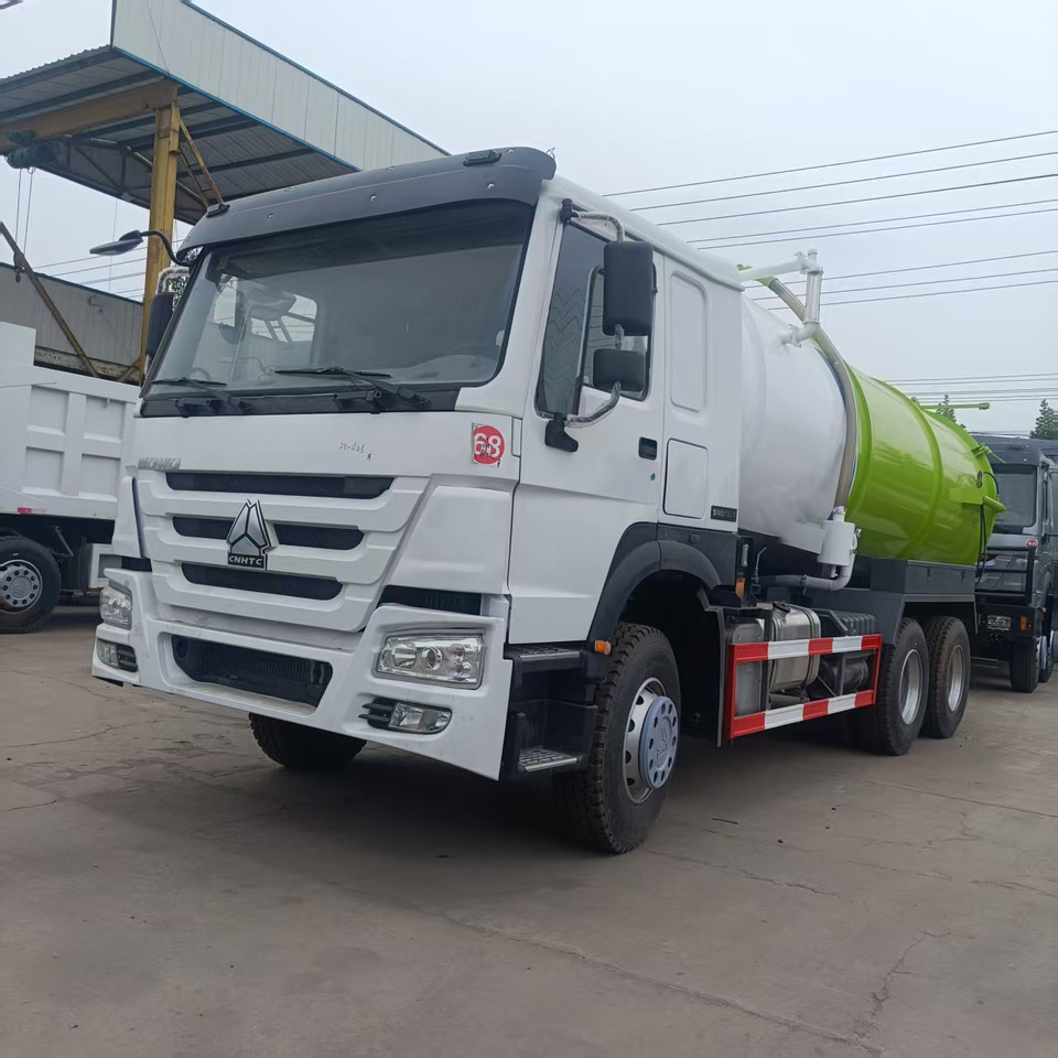 Sinotruk Howo Howo 6x4 Large Vacuum Suction Truck - Asenizācijas mašīna: foto 1 Sinotruk Howo Howo 6x4 Large Vacuum Suction Truck - Asenizācijas mašīna: foto 1