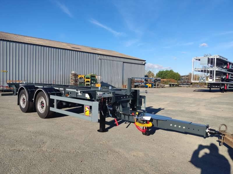 Remorque 2 Essieux 19T PORTE CAISSE MOBILE - Piekabe noņemamā virsbūve/ Konteineru vedējs: foto 1 Remorque 2 Essieux 19T PORTE CAISSE MOBILE - Piekabe noņemamā virsbūve/ Konteineru vedējs: foto 1