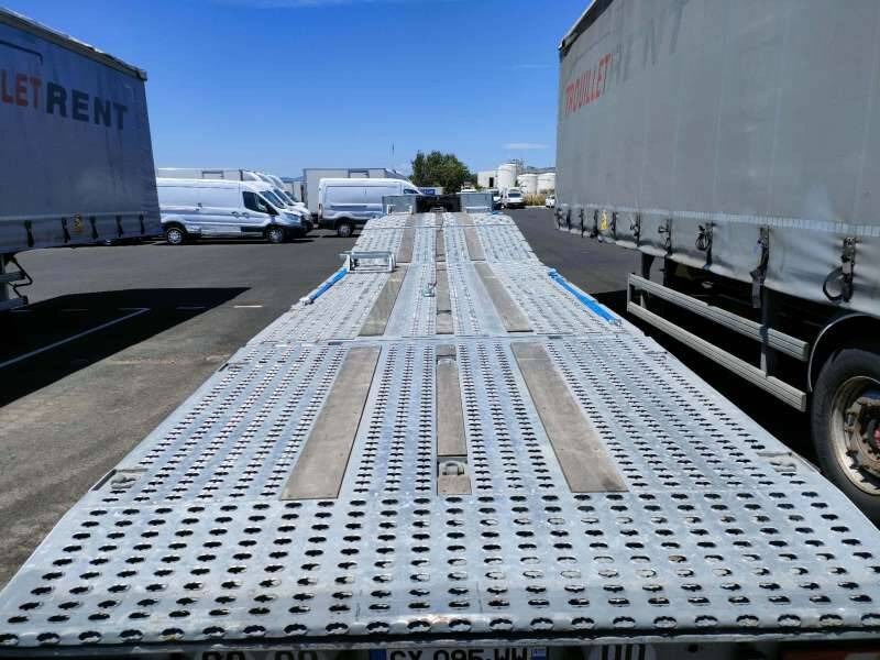 Semi-remorque 3 Essieux 38 TONNES DRAWER PORTE A FAUX HYDRAULIQUE VOLET COULISSANT - Puspiekabe autovedējs: foto 3 Semi-remorque 3 Essieux 38 TONNES DRAWER PORTE A FAUX HYDRAULIQUE VOLET COULISSANT - Puspiekabe autovedējs: foto 3