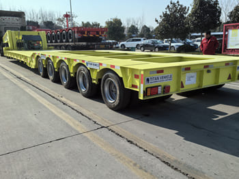 TITAN 120 ton detachable lowbed trailer for sale in Nigeria - Puspiekabe: foto 1 TITAN 120 ton detachable lowbed trailer for sale in Nigeria - Puspiekabe: foto 1