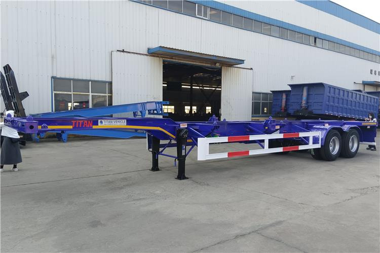 TITABN 2 Axle Gooseneck Container Trailer for Sale In Kenya - Puspiekabe šasija: foto 5 TITABN 2 Axle Gooseneck Container Trailer for Sale In Kenya - Puspiekabe šasija: foto 5