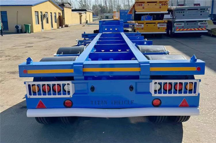 TITAN 2 Axle 20ft ISO Tank Chassis Trailer for Sale In Papua New Guinea - Puspiekabe šasija: foto 4 TITAN 2 Axle 20ft ISO Tank Chassis Trailer for Sale In Papua New Guinea - Puspiekabe šasija: foto 4
