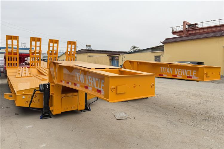 TITAN 2 Axle 50 Ton Low Bed Trailer for Sale In Nigeria Lagos - Puspiekabe zema profila platforma: foto 2 TITAN 2 Axle 50 Ton Low Bed Trailer for Sale In Nigeria Lagos - Puspiekabe zema profila platforma: foto 2
