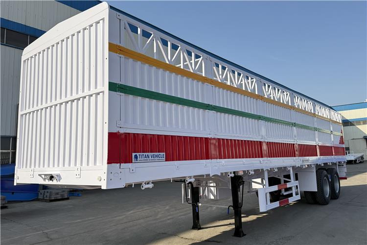 TITAN 2 Axle Fence Cargo Trailer with Bogie Suspension for Sale In Zimbabwe - Puspiekabe dzīvnieku pārvadāšanai: foto 4 TITAN 2 Axle Fence Cargo Trailer with Bogie Suspension for Sale In Zimbabwe - Puspiekabe dzīvnieku pārvadāšanai: foto 4