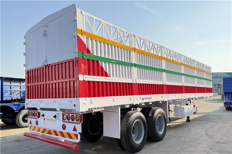 TITAN 2 Axle Fence Cargo Trailer with Bogie Suspension for Sale In Zimbabwe - Puspiekabe dzīvnieku pārvadāšanai: foto 2 TITAN 2 Axle Fence Cargo Trailer with Bogie Suspension for Sale In Zimbabwe - Puspiekabe dzīvnieku pārvadāšanai: foto 2