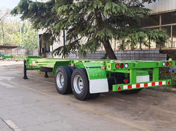 TITAN 2 Axle Skeleton Trailer for Sale in Congo - Puspiekabe šasija: foto 1 TITAN 2 Axle Skeleton Trailer for Sale in Congo - Puspiekabe šasija: foto 1