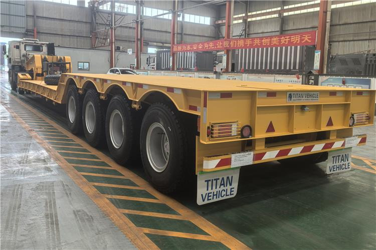TITAN 4 Axle 100 Ton Removable Gooseneck Trailer for Sale in PNG - Puspiekabe zema profila platforma: foto 2 TITAN 4 Axle 100 Ton Removable Gooseneck Trailer for Sale in PNG - Puspiekabe zema profila platforma: foto 2