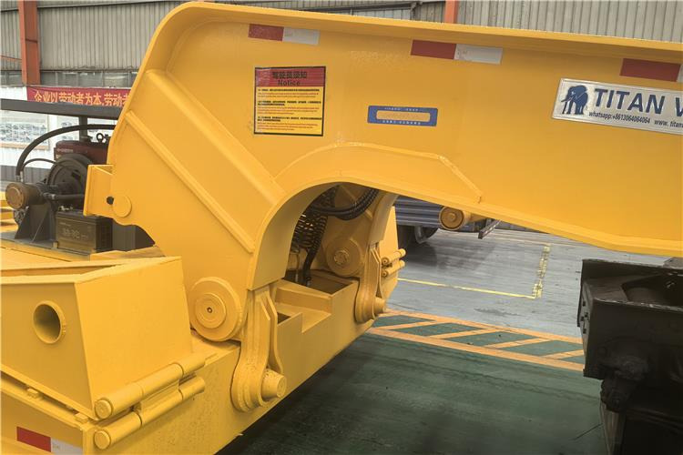 TITAN 4 Axle 100 Ton Removable Gooseneck Trailer for Sale in PNG - Puspiekabe zema profila platforma: foto 4 TITAN 4 Axle 100 Ton Removable Gooseneck Trailer for Sale in PNG - Puspiekabe zema profila platforma: foto 4