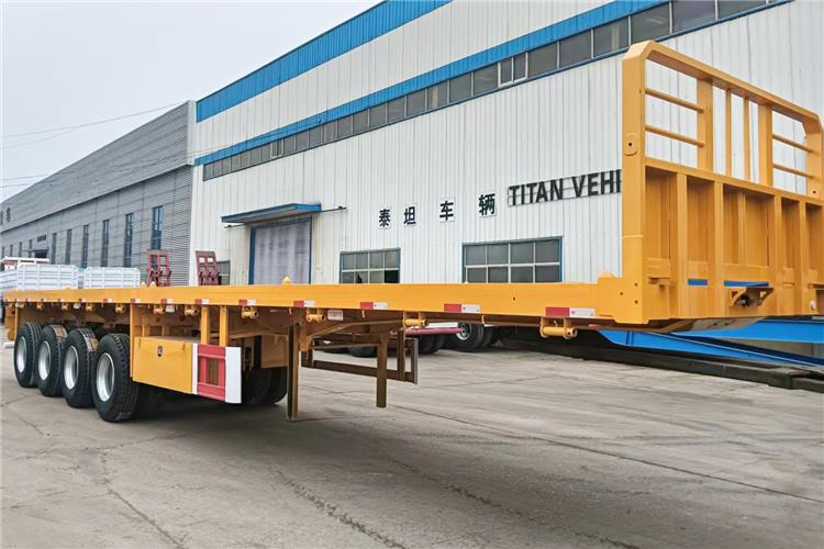 TITAN 4 Axle Flatbed Trailer for Sale Price In Senegal - Bortu puspiekabe/ Platforma: foto 3 TITAN 4 Axle Flatbed Trailer for Sale Price In Senegal - Bortu puspiekabe/ Platforma: foto 3