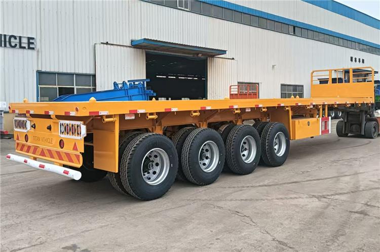 TITAN 4 Axle Flatbed Trailer for Sale Price In Senegal - Bortu puspiekabe/ Platforma: foto 1 TITAN 4 Axle Flatbed Trailer for Sale Price In Senegal - Bortu puspiekabe/ Platforma: foto 1