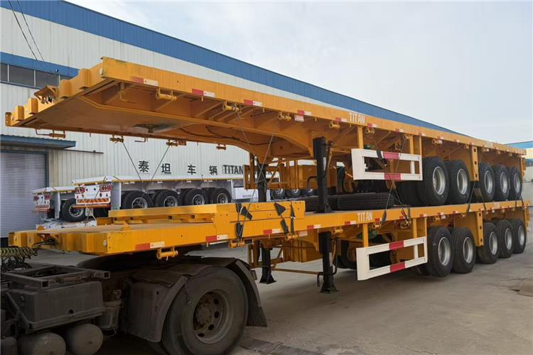 TITAN 5 Axle 13M Flatbed Trailer Price for Sale In Zimbabwe - Bortu puspiekabe/ Platforma: foto 4 TITAN 5 Axle 13M Flatbed Trailer Price for Sale In Zimbabwe - Bortu puspiekabe/ Platforma: foto 4
