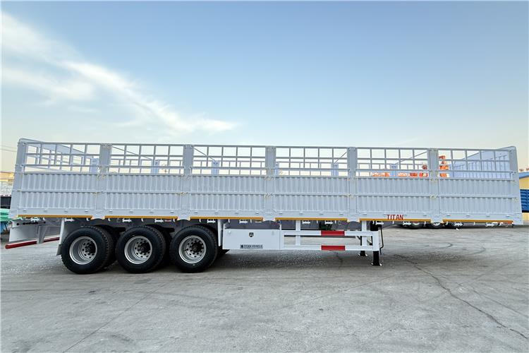 TITAN 80 Ton Fence Cargo Trailer for Sale In Mali - Puspiekabe dzīvnieku pārvadāšanai: foto 4 TITAN 80 Ton Fence Cargo Trailer for Sale In Mali - Puspiekabe dzīvnieku pārvadāšanai: foto 4