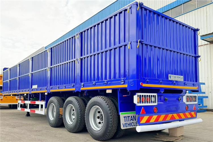 TITAN 80 Ton Side Wall Trailer for Sale Price In United Arab Emirates - Bortu puspiekabe/ Platforma: foto 2 TITAN 80 Ton Side Wall Trailer for Sale Price In United Arab Emirates - Bortu puspiekabe/ Platforma: foto 2