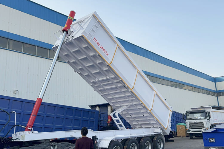 TITAN End Dump Trailer for Sale in Kenya - Puspiekabe pašizgāzējs: foto 2 TITAN End Dump Trailer for Sale in Kenya - Puspiekabe pašizgāzējs: foto 2