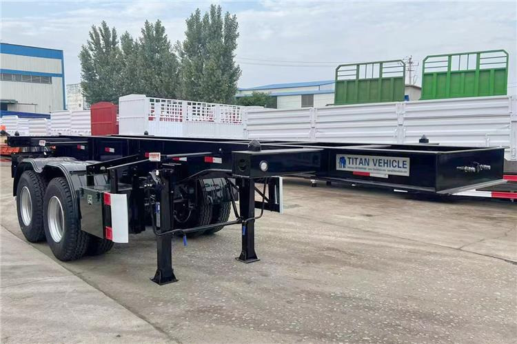 TITAN In Stock 20 ft Shipping Container Trailer for Sale In Ghana - Puspiekabe šasija: foto 5 TITAN In Stock 20 ft Shipping Container Trailer for Sale In Ghana - Puspiekabe šasija: foto 5