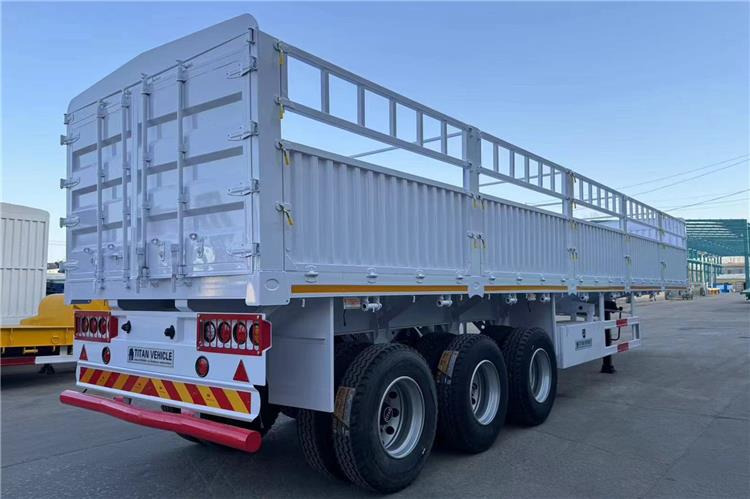 TITAN In Stock 30/40/50 Ton Fence Semi Trailer Transport Cargo Bulk In Senegal - Puspiekabe dzīvnieku pārvadāšanai: foto 2 TITAN In Stock 30/40/50 Ton Fence Semi Trailer Transport Cargo Bulk In Senegal - Puspiekabe dzīvnieku pārvadāšanai: foto 2