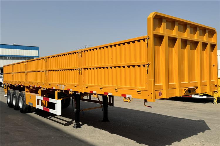 TITAN Tri Axle Side Wall Semi Trailer with 60 Ton Capcaity for Sale In Senegal - Bortu puspiekabe/ Platforma: foto 1 TITAN Tri Axle Side Wall Semi Trailer with 60 Ton Capcaity for Sale In Senegal - Bortu puspiekabe/ Platforma: foto 1