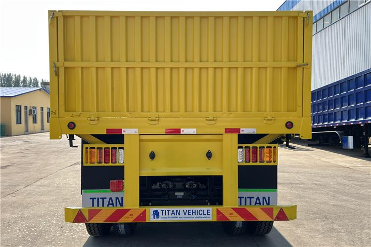 TITAN Triple Axle Trailer with Drop Side Trailer for Sale In Ghana - Bortu puspiekabe/ Platforma: foto 5 TITAN Triple Axle Trailer with Drop Side Trailer for Sale In Ghana - Bortu puspiekabe/ Platforma: foto 5