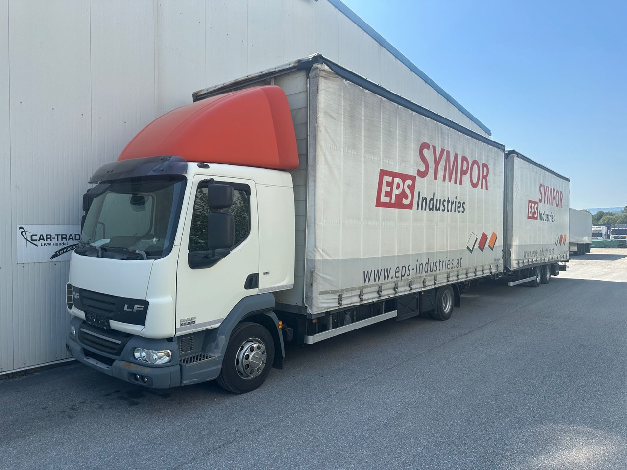 DAF LF 250 Schalter 120m° TÜV - Kravas automašīna ar tentu: foto 1 DAF LF 250 Schalter 120m° TÜV - Kravas automašīna ar tentu: foto 1