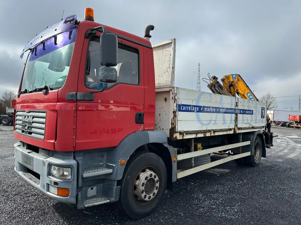 MAN TGM 18.280 *202000 km*Grue EFFER type 120 3 S*PREMIER PROPRIO - Kravas auto ar manipulatoru, Bortu kravas automašīna/ Platforma: foto 1 MAN TGM 18.280 *202000 km*Grue EFFER type 120 3 S*PREMIER PROPRIO - Kravas auto ar manipulatoru, Bortu kravas automašīna/ Platforma: foto 1