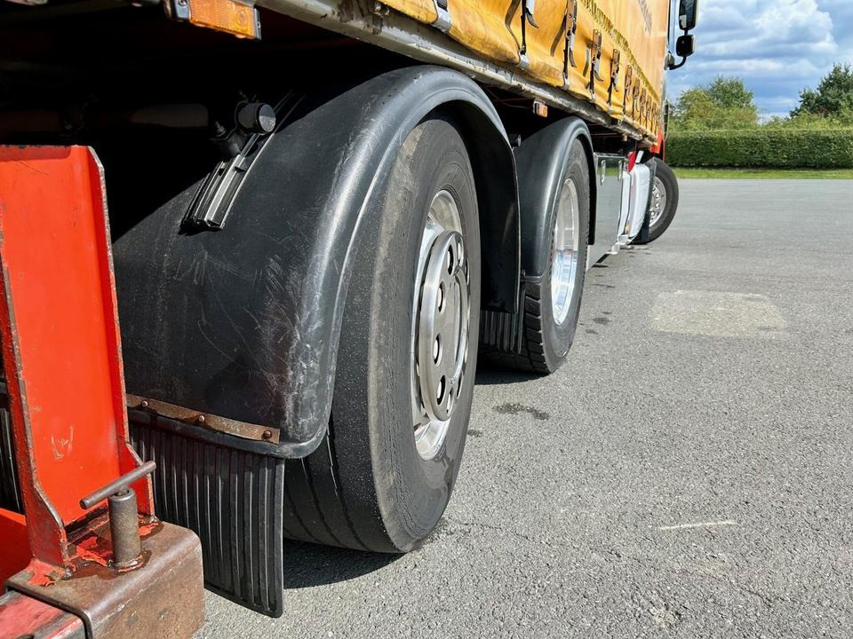 Kravas automašīna ar tentu, Kravas auto ar manipulatoru DAF DAF XF 460 FAN + PALFINGER + 16mtr + Lenkachse + EURO 6: foto 8