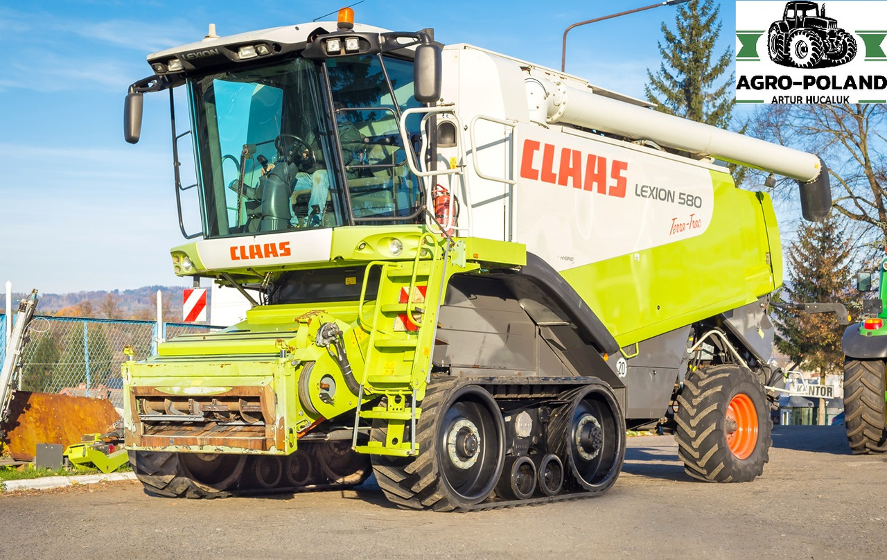 CLAAS LEXION 580 TT - 3326 h - 2008 ROK - QUANTIMETER + VARIO 750 - LASER PILOT - Labības kombains: foto 2 CLAAS LEXION 580 TT - 3326 h - 2008 ROK - QUANTIMETER + VARIO 750 - LASER PILOT - Labības kombains: foto 2