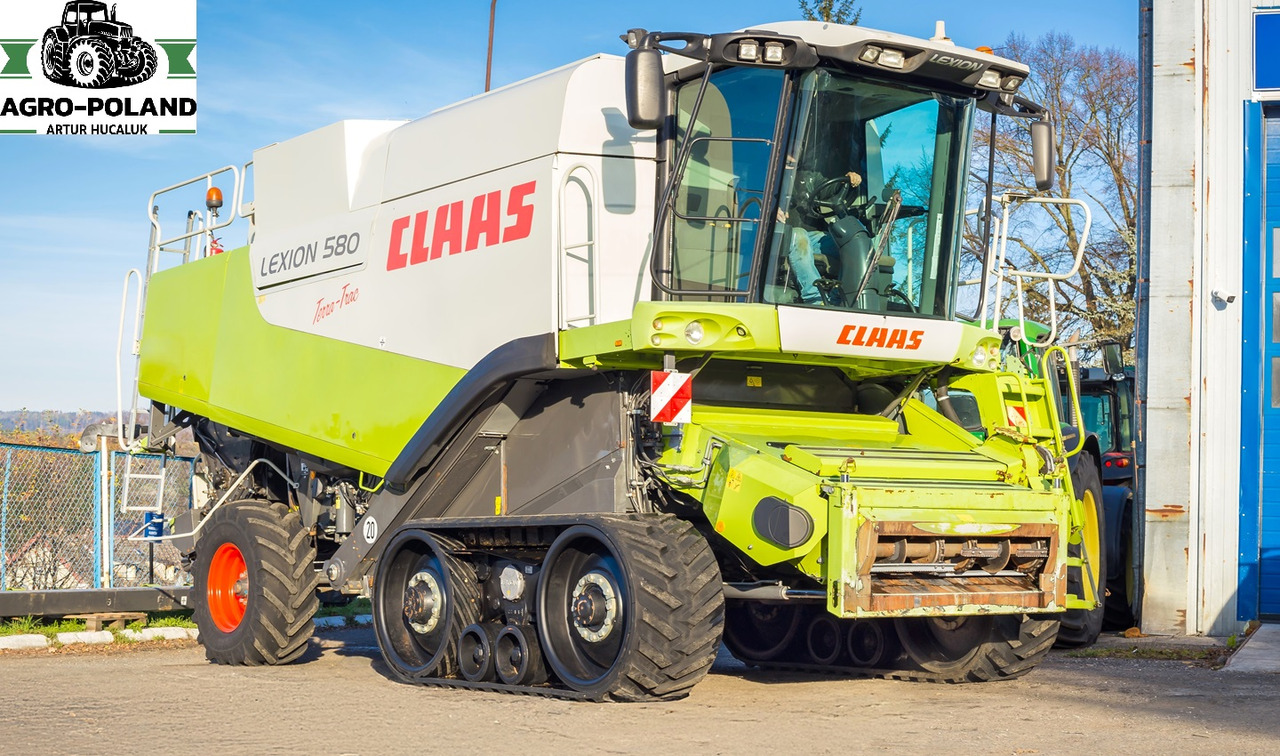 CLAAS LEXION 580 TT - 3326 h - 2008 ROK - QUANTIMETER + VARIO 750 - LASER PILOT - Labības kombains: foto 1 CLAAS LEXION 580 TT - 3326 h - 2008 ROK - QUANTIMETER + VARIO 750 - LASER PILOT - Labības kombains: foto 1